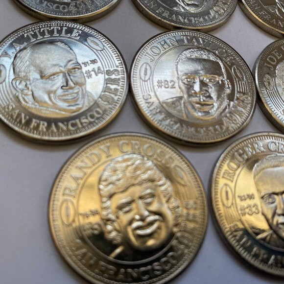 San Francisco 49ers then and now 1994-95 collectable coins 15 of 20 Lot #4 - Picture 2 of 6